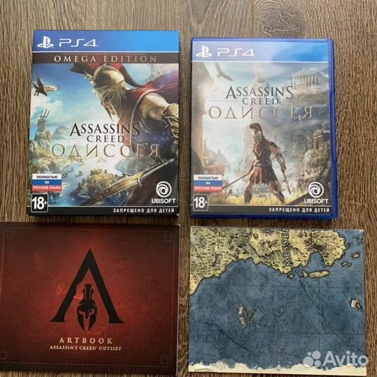PS4 Assassin's Creed Одиссея Omega Edition русская