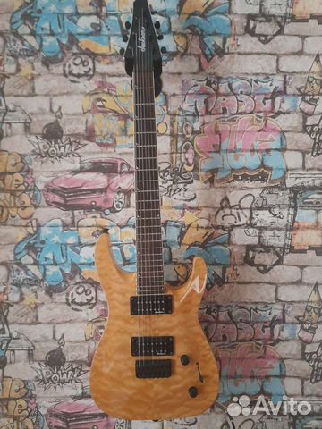 Jackson JS32 7q dinky natural maple top