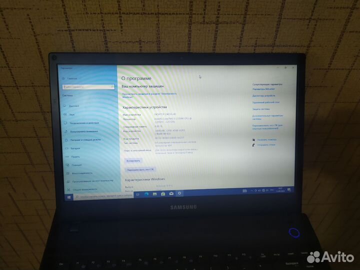 Ноутбук Samsung, Intel i3, 8gb озу, ssd 240gb