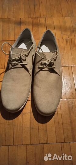 Новые замшевые, мужские туфли 46 размер