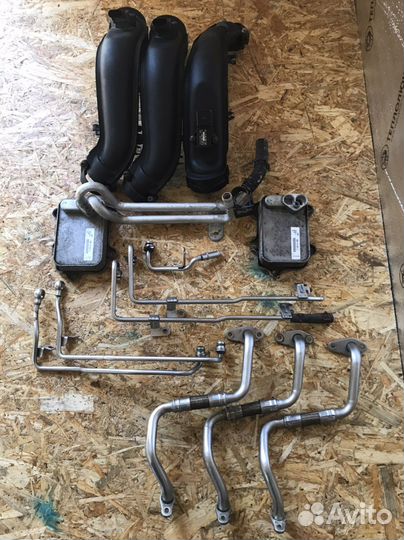 Трубка турбины,масляный радиатор caxa,Golf 6