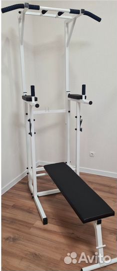 Тренажёр напольный турник брусья пресс жим