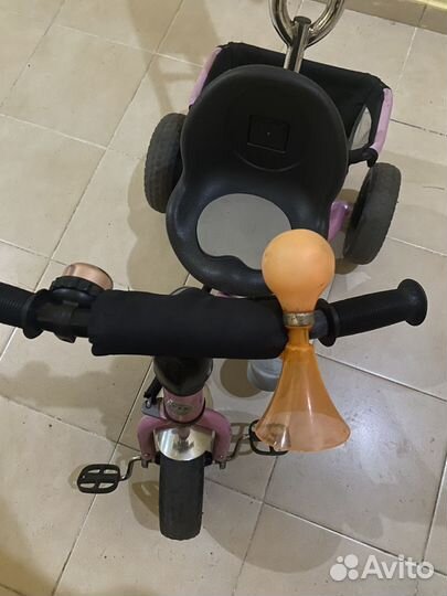 Трехколесный велосипед детский с ручкой