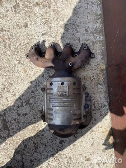 Выпускной коллектор с катализатором хендай гетц