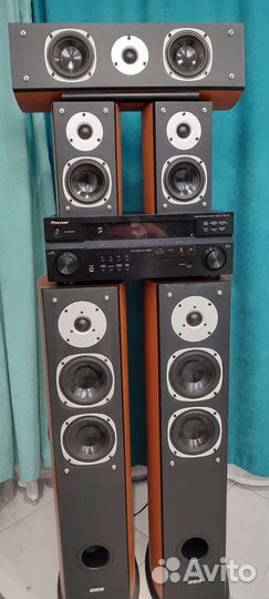 Ресивер pioneer и аккустика BBK 5.1