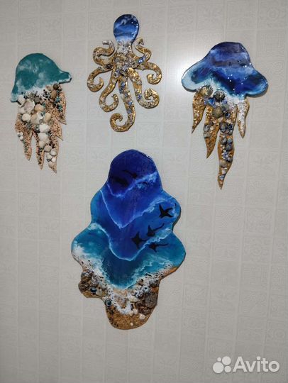 Медуза из эпоксидной смолы