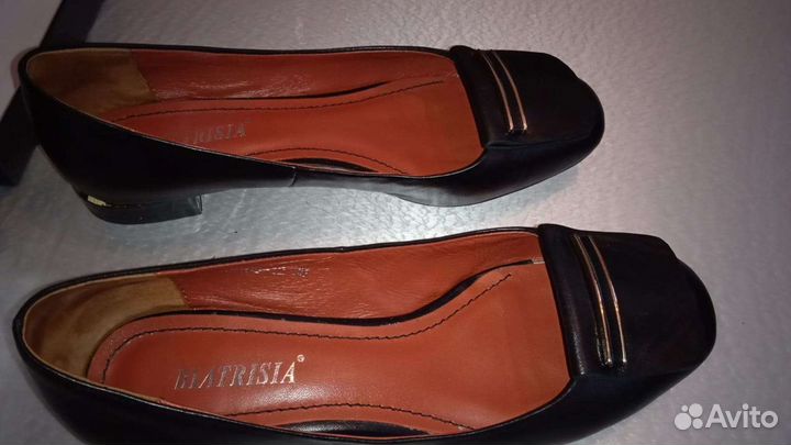 Туфли женские кожаные 39размер