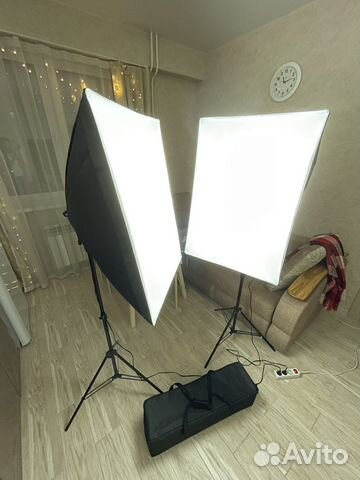Софтбокс комплект 2шт с Лампами