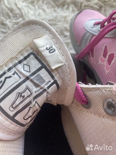 Ролики для девочки 30р