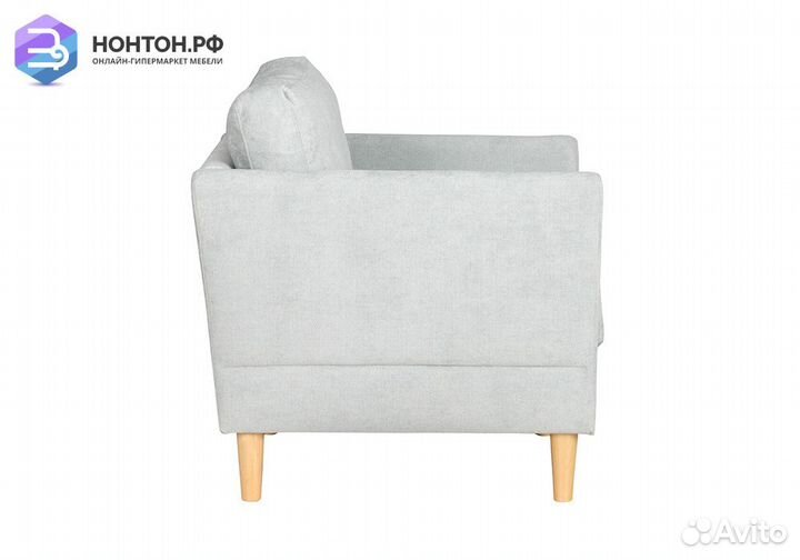 Кресло Олби светло-серое