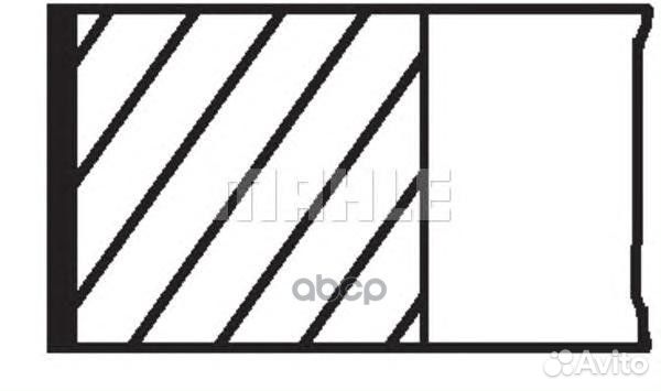 Кольца поршневые d82.2x2x2x3 STD (1) Citroen