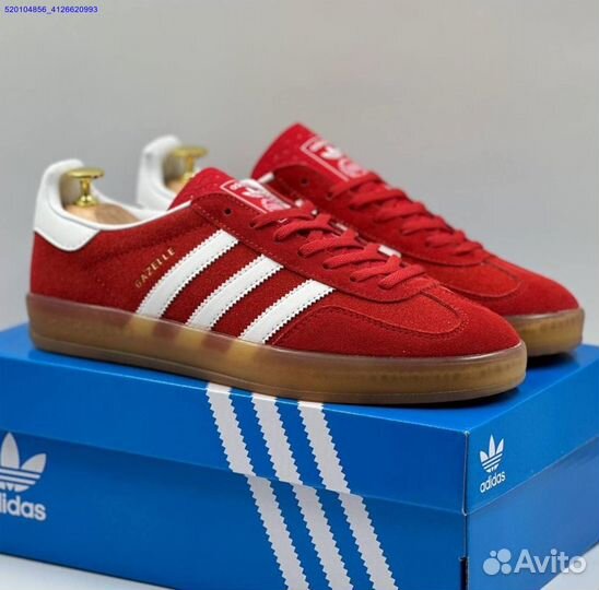 Кроссовки Adidas Gazelle Red (Арт.92769)