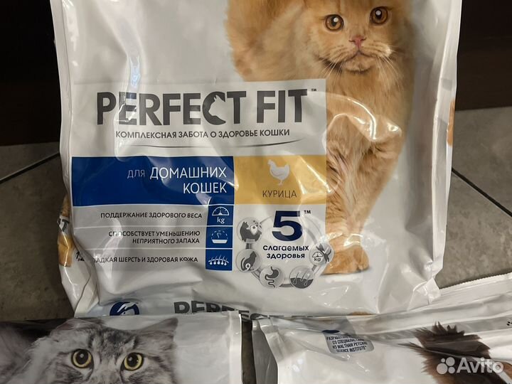 Сухой корм для кошек Perfect Fit, 1,2кг