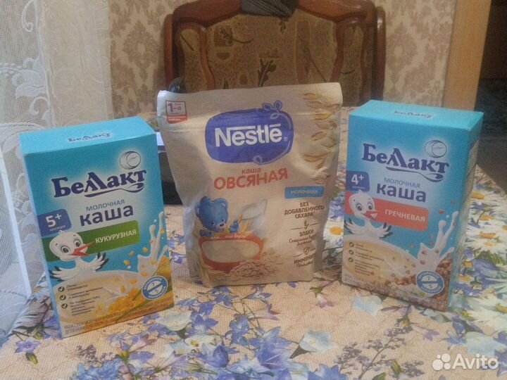 Детские каши молочные