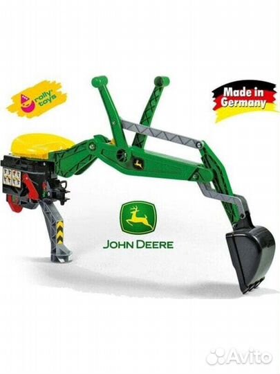 Веломобили Rolly Toys Rolly Toys Koparka doczepiana John Deere yka