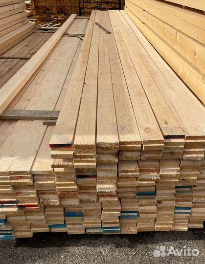 Доска обрезная 25х100х6000мм от производителя