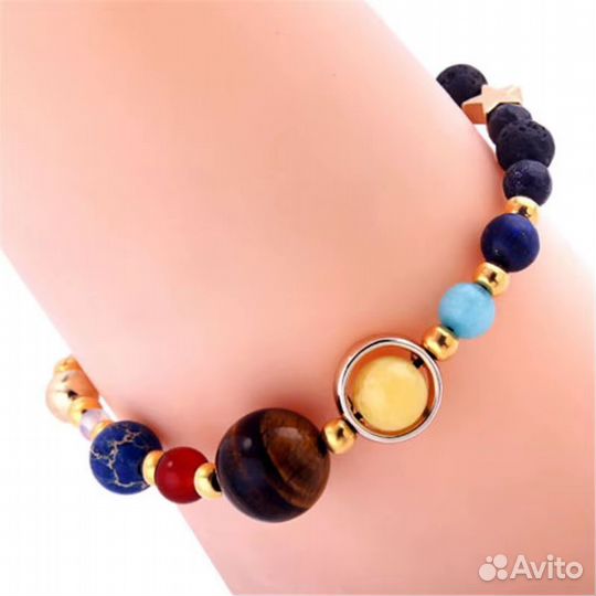 Браслет в виде планет солнечной системы. Унисекс