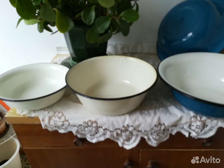 Посуда эмалированная новая СССР