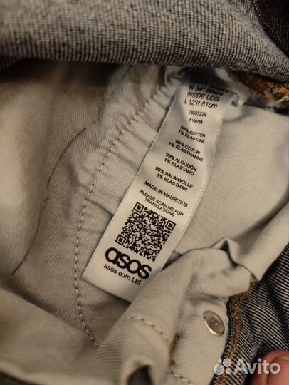 Джинсы ASOS. Новые 34/32