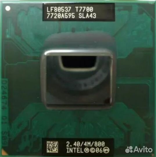 Процессор Core 2 Duo T7700