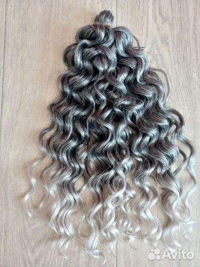 Афролоконы афрокудри hawaii curl 45 см tgrey