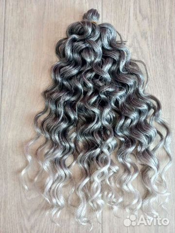 Афролоконы афрокудри hawaii curl 45 см tgrey