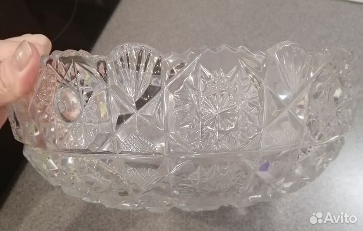 Салатник хрустальный