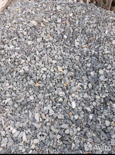 Щебень отсев песок скала