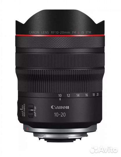 Объектив Canon RF 10-20mm f/4 L IS STM, черный