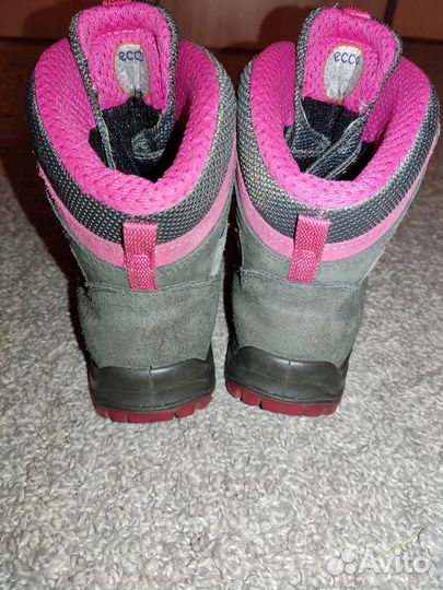 Сапоги ботинки ecco 28 для девочки