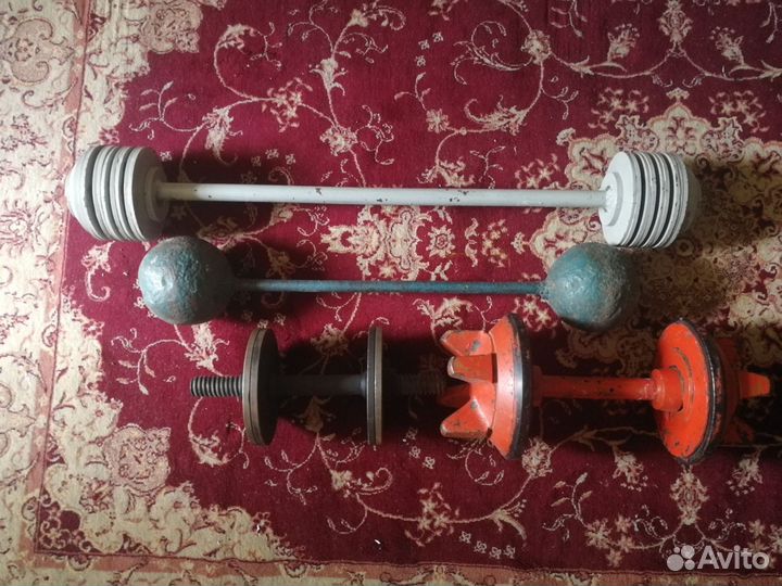 Штанга, гантели