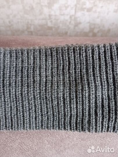 Новый тёплый трикотажный ободок