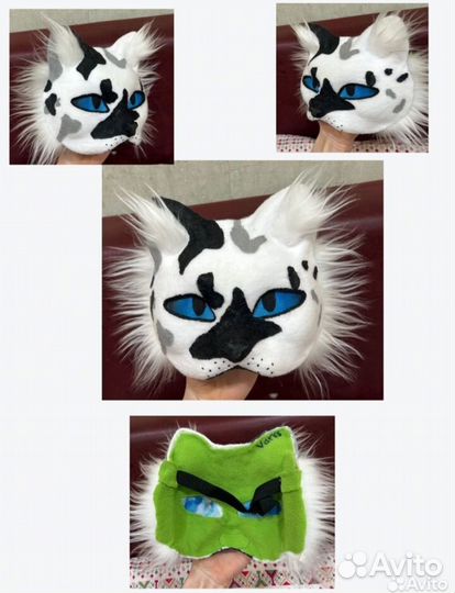 Маска для квадробики кошка
