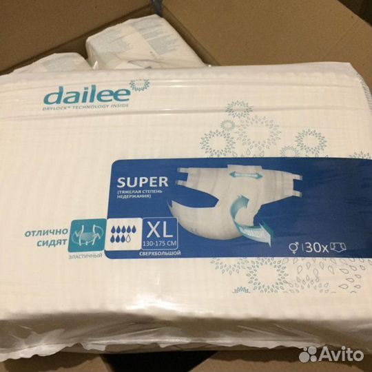 Памперсы для взрослых XL (4), daille Super (Extra