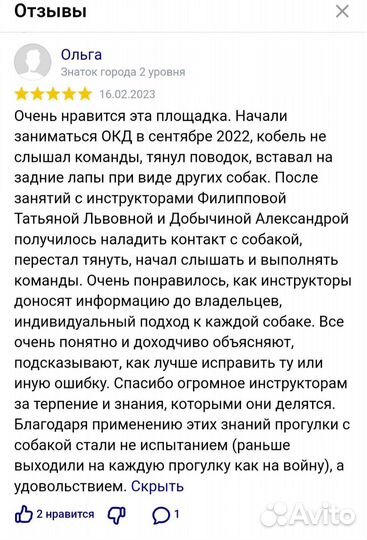 Дрессировка передержка инструктор кинолог собака