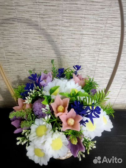 Мыло ручной работы букеты