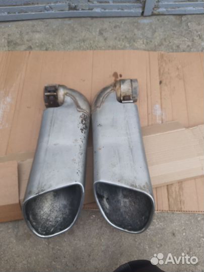 Насадки на глушитель порше-кайен 955