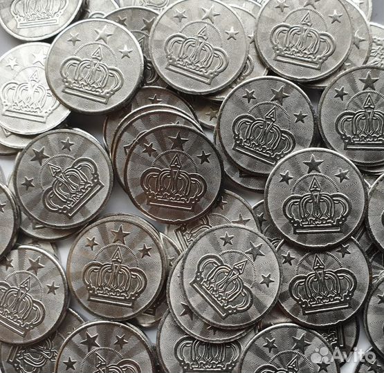 Жетоны для мойки, игровых автоматов, автомойки