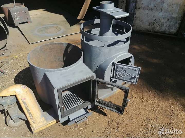 Печь для бани 2х секционная, разборная