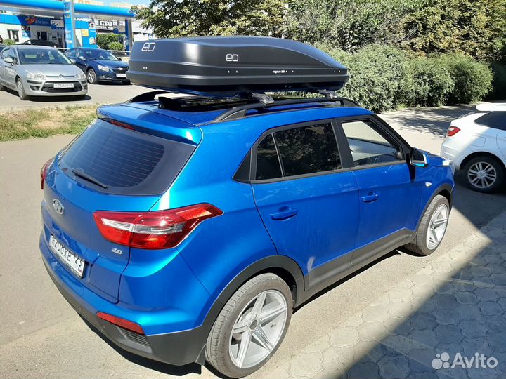 Автобокс на крышу Hyundai Creta, 390 литров