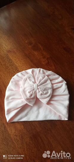 Шапка летняя для девочки