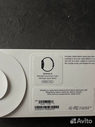 Apple watch 8 41mm Midnight