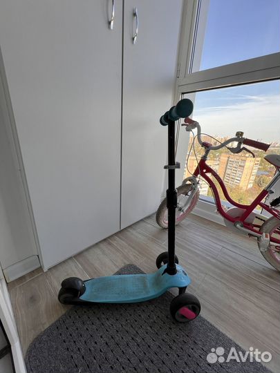 Самокат детский трехколесный складной