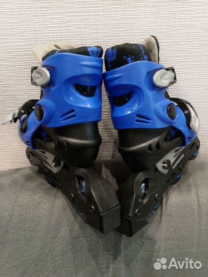 Роликовые коньки р.26-29 почти новые