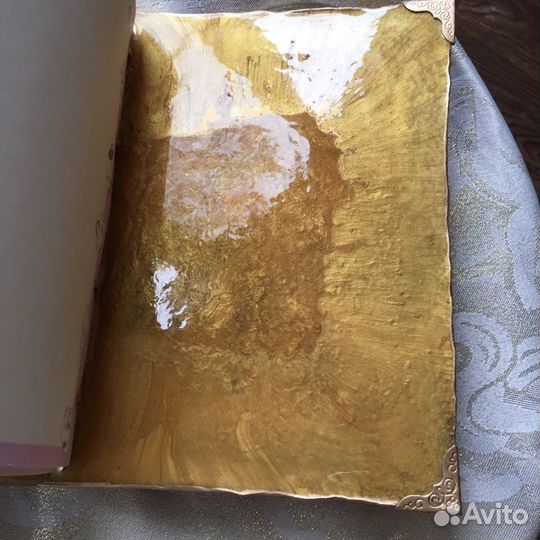 Блокнот ручной работы с натуральными камнями из эп