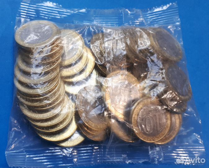 10 рублей 2023 года Рыбинск, банковская упаковка 5