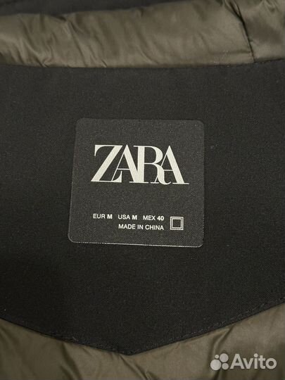 Парка куртка zara (зара) мужская