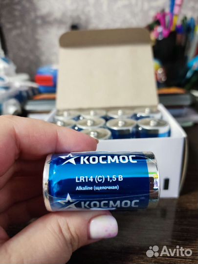 Батарейки Космос LR14 Alkaline