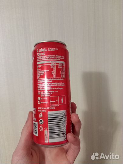 Банка Coca-Cola Marvel. Пустая