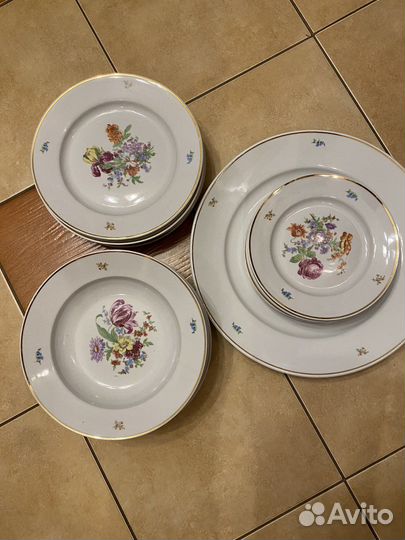 Тарелки Дулево СССР